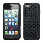 Wholesale iPhone 5 5S Mesh Hybrid Case (Black)
